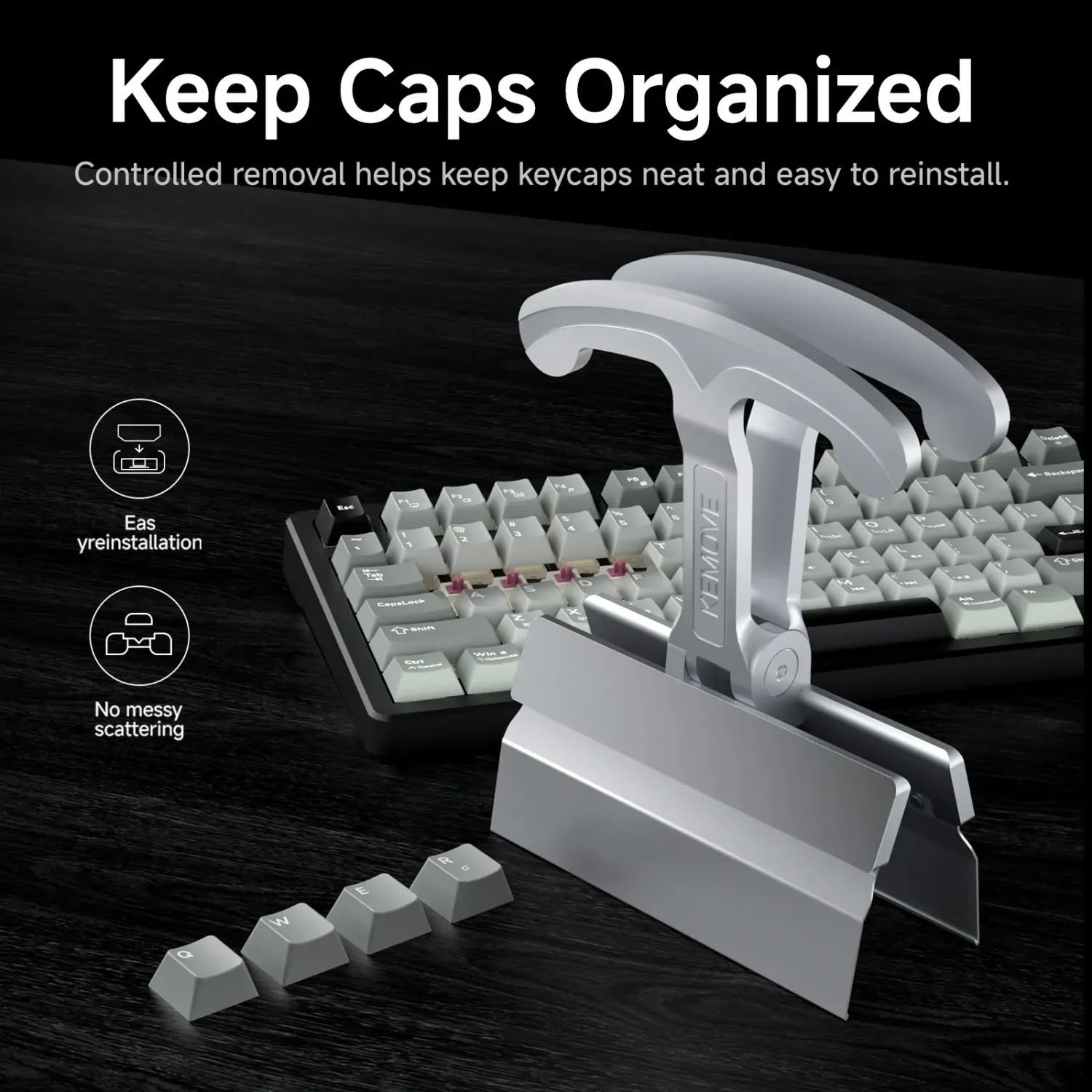 Kemove P11-V3 puller keycap aluminiu 4 taste