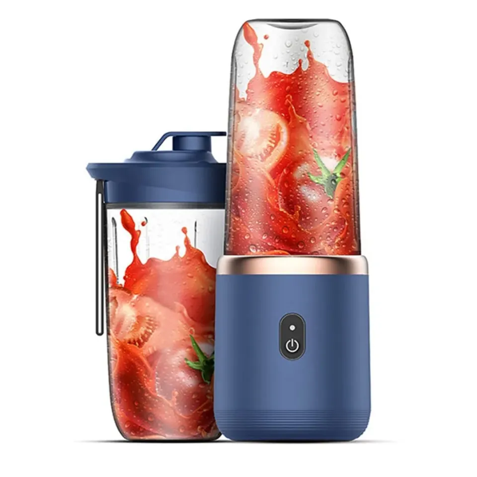 Timebox Mini blender portabil 400ml Albastru wireless