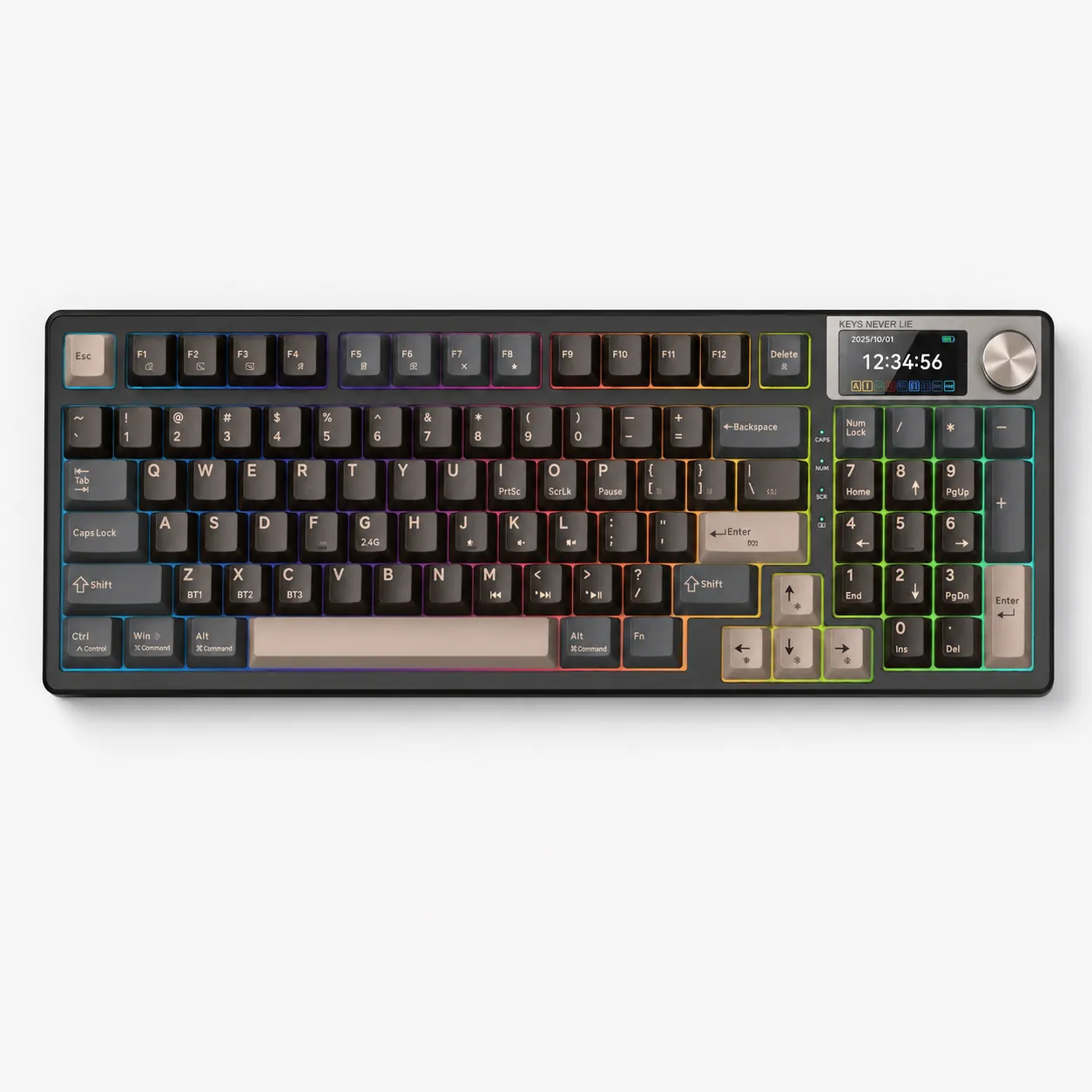 Kemove K94 tastatura mecanica wireless RGB tri-mode