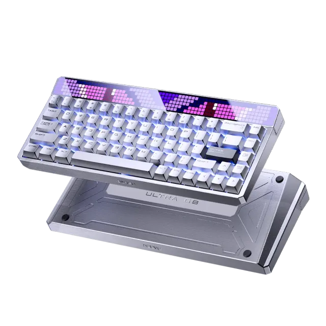 Dareu Ultra 68 tastatura gaming argintie magnetica