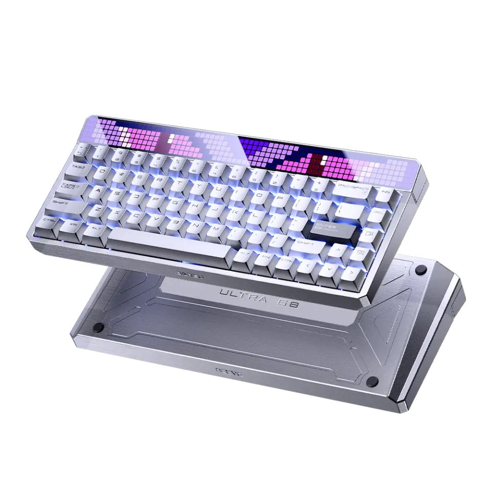 Dareu Ultra 68 tastatura gaming argintie magnetica