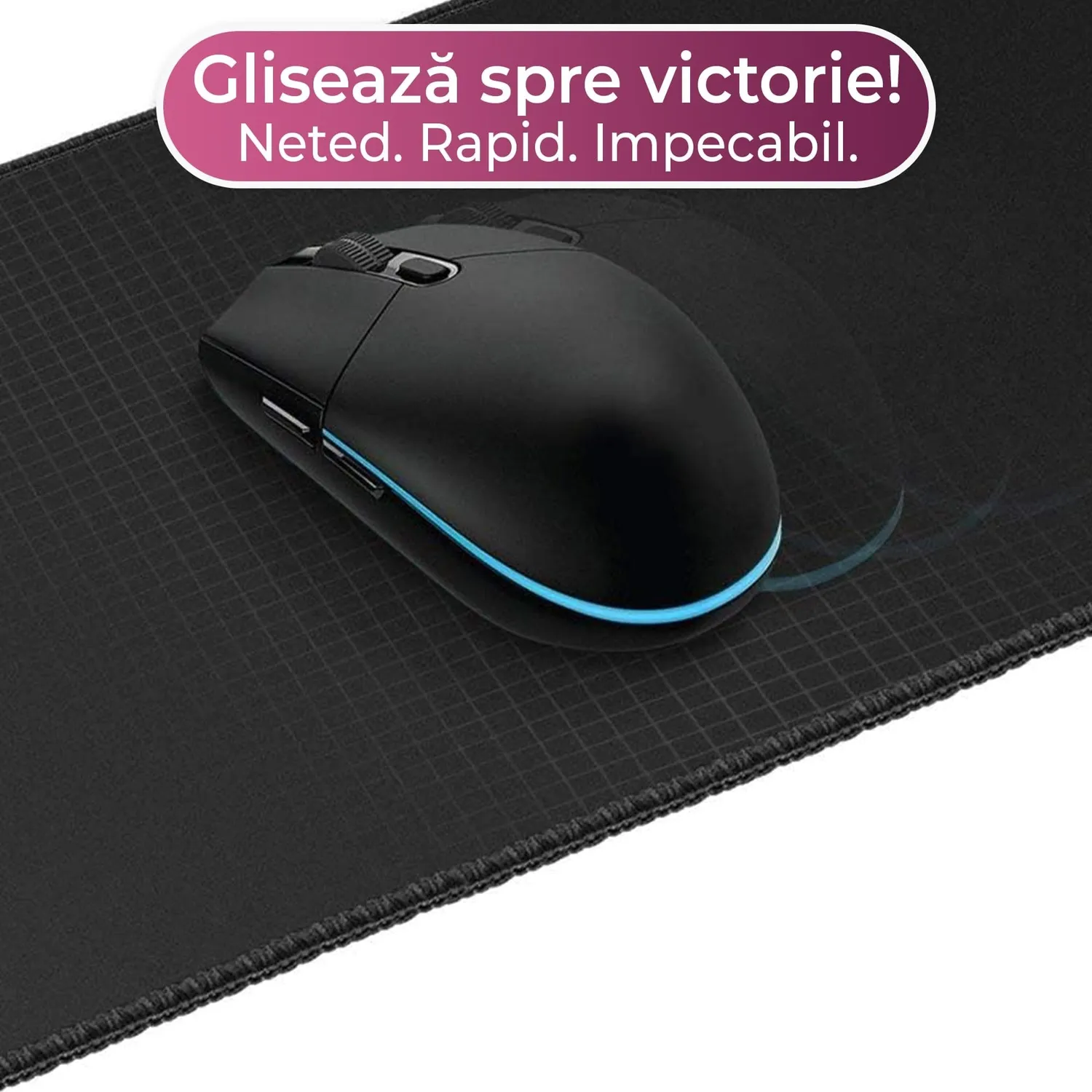 Timebox mousepad gaming XXL 80x40 cm multicolor impermeabil