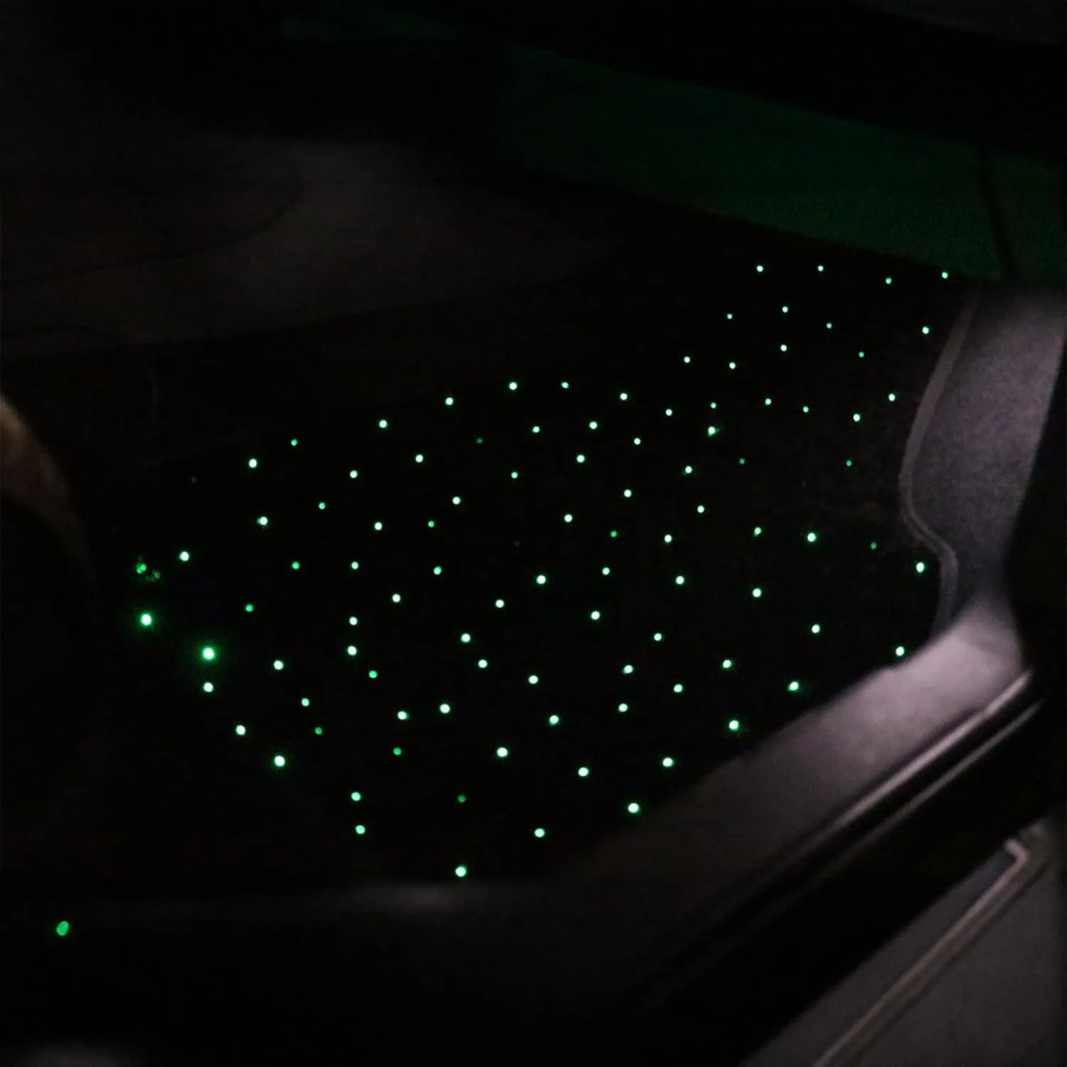 Timebox covorase auto LED RGB negre waterproof lavabile