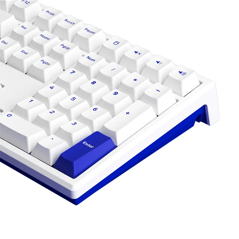 MonsGeek MG108B tastatura gaming Blue on White