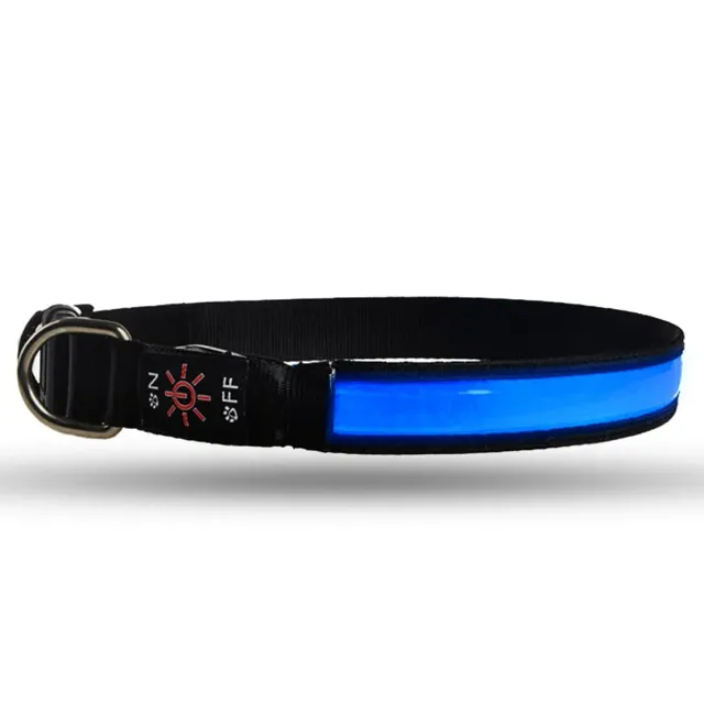Timebox zgardă LED câini S reflectorizantă 3 moduri
