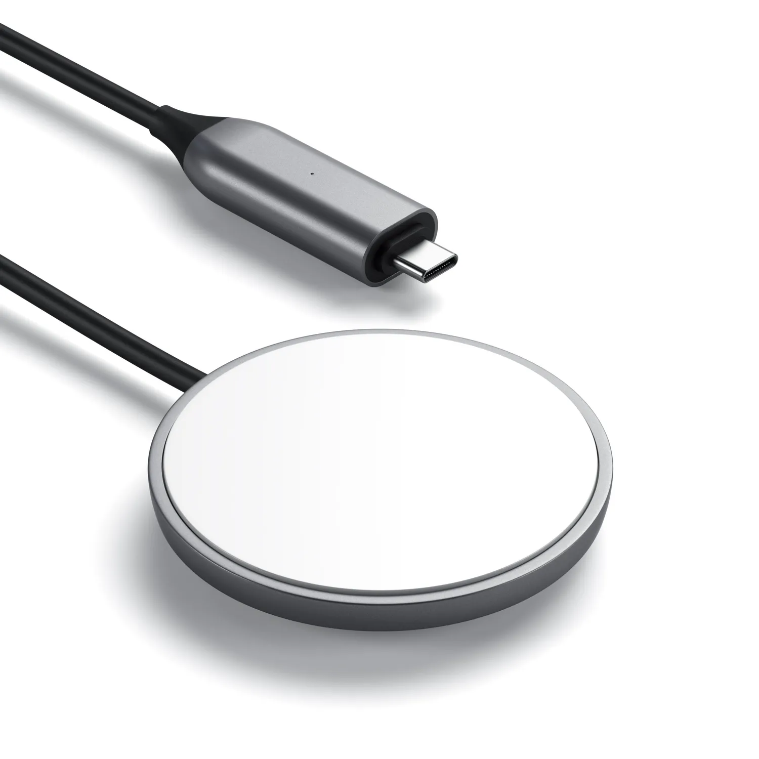Satechi USB-C Magnetic Wireless Charging Cable cablu gri