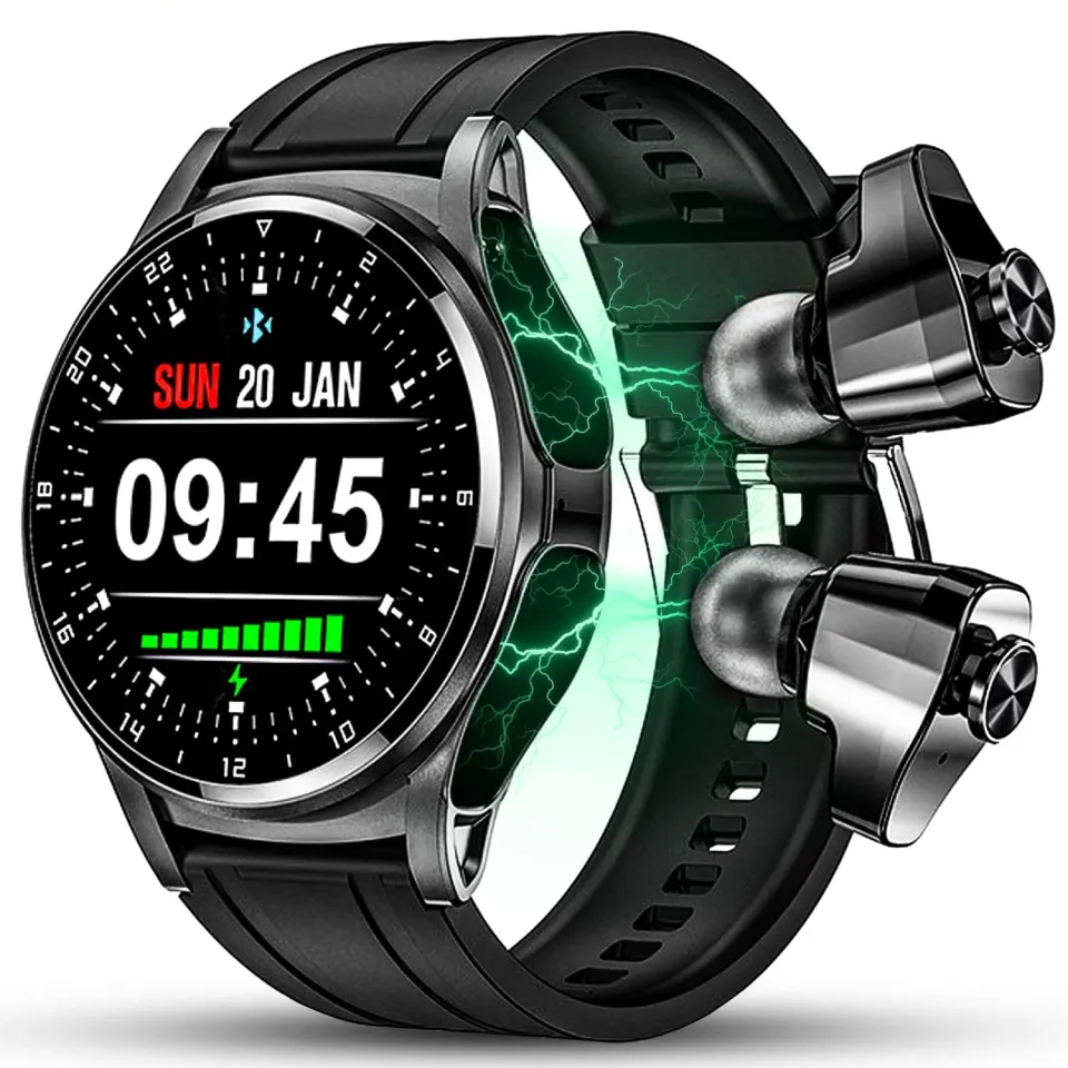 Timebox Smartwatch cu Casti Bluetooth NFC Fitness