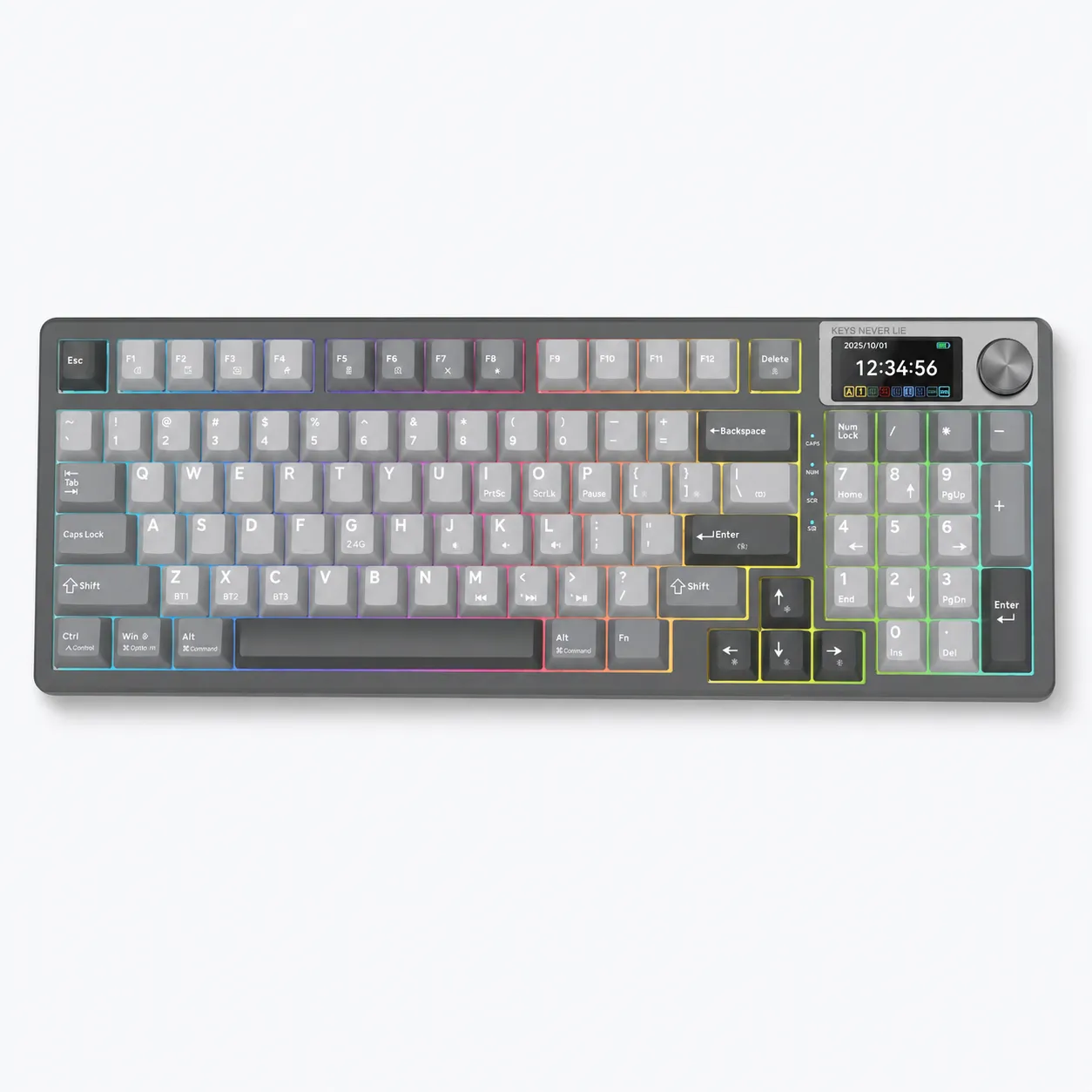 Kemove K94 tastatura mecanica wireless RGB tri-mode