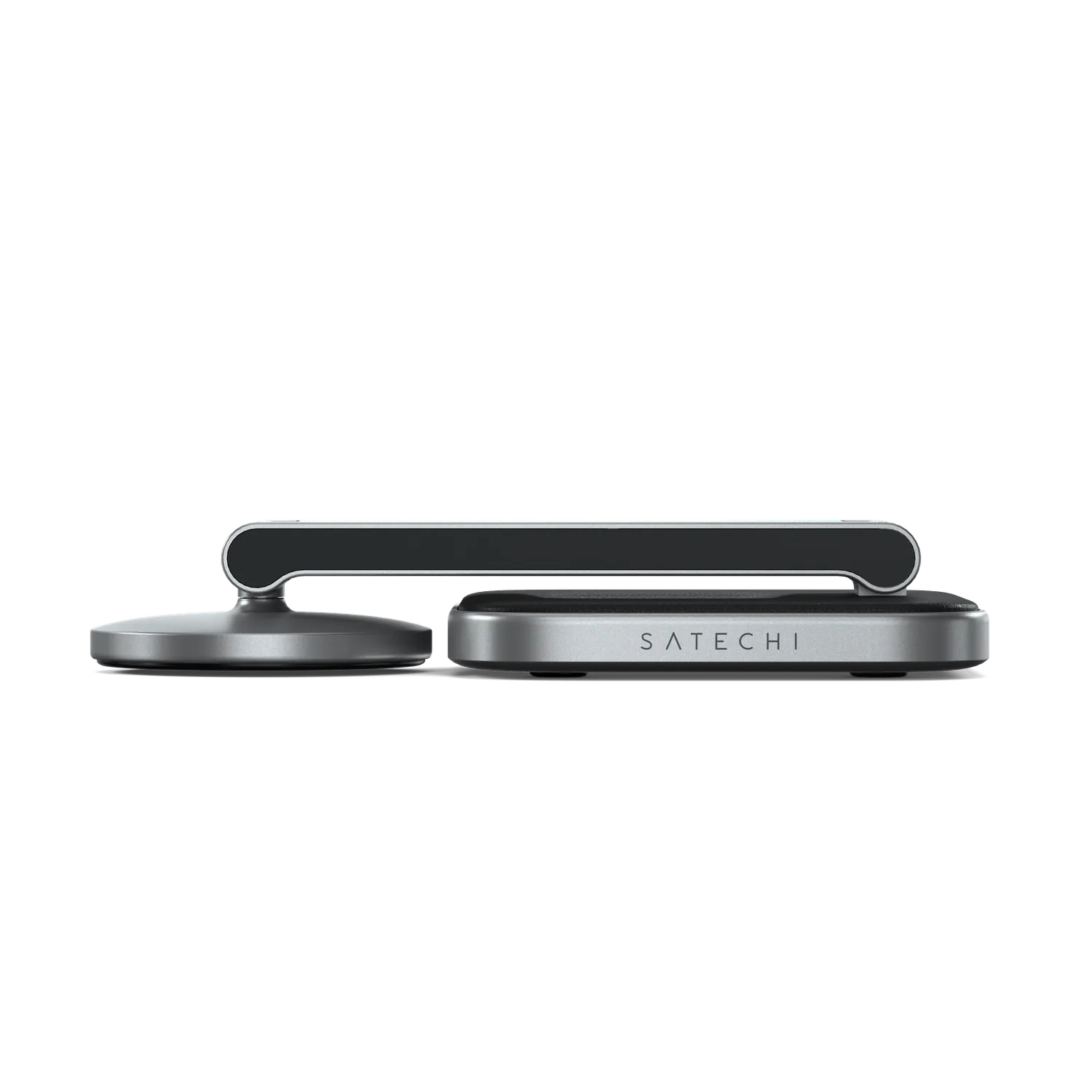 Satechi 2-in-1 Foldable Qi2 stand incarcare wireless 15W