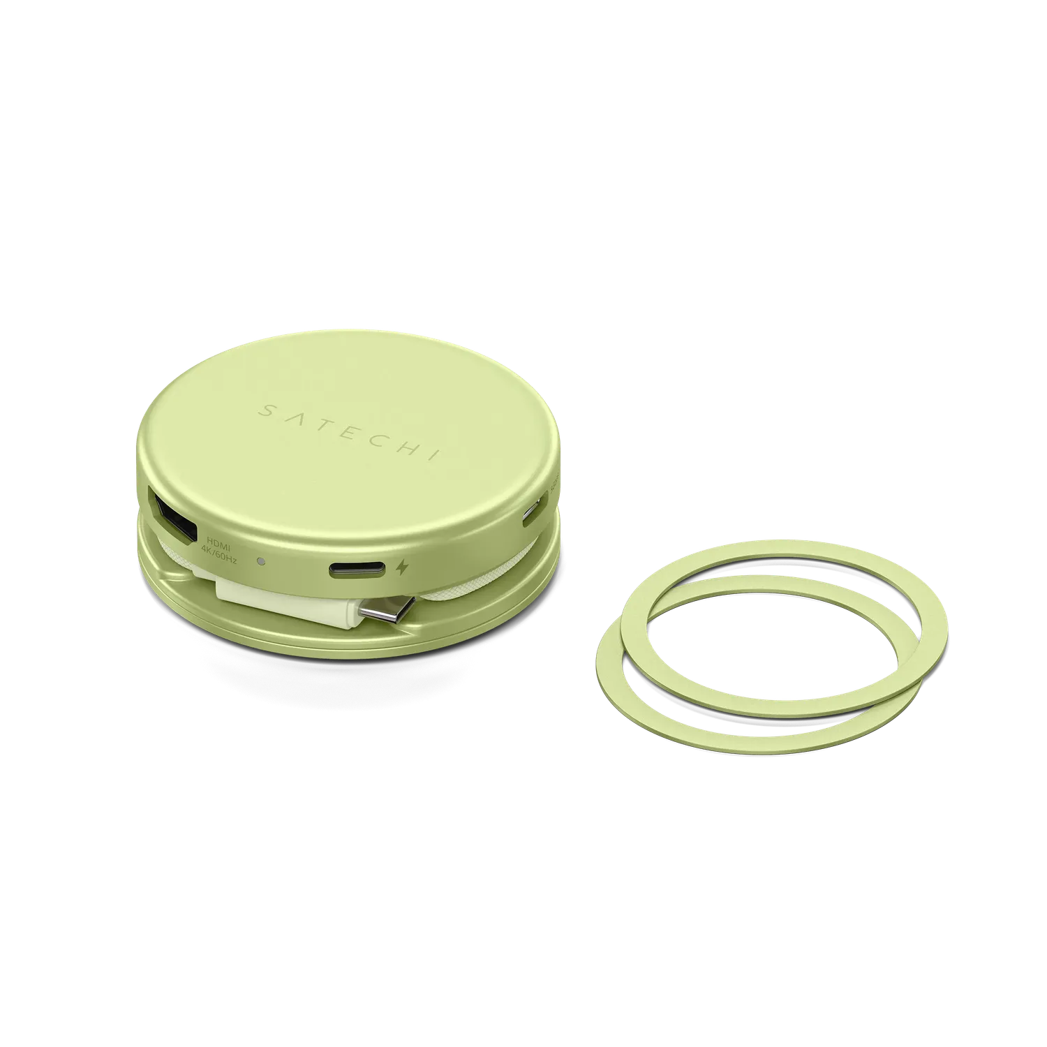 Satechi OntheGo adaptor hub USB-C 5-in-1 HDMI 4K Argintiu