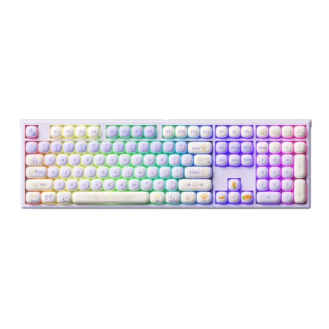 MonsGeek MG108B Magic Lop Bunny tastatura full-size