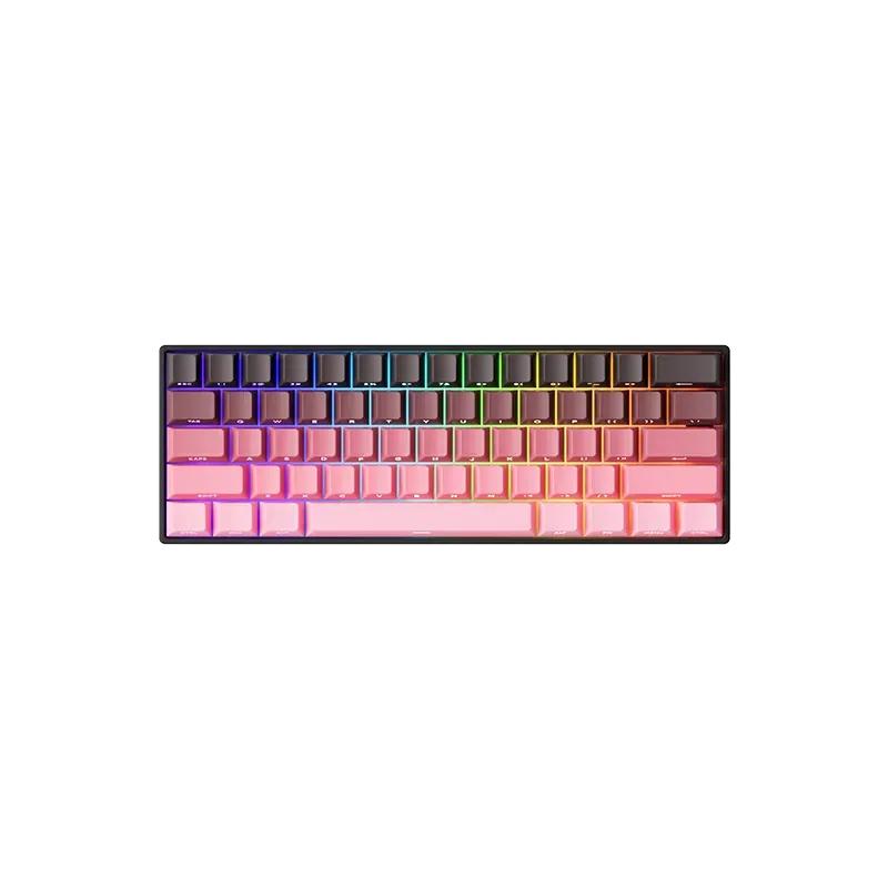 MonsGeek FUN60 Black Pink Gradient tastatura mecanica 60%