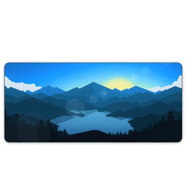 Timebox mousepad gaming XXL 80x40cm albastru