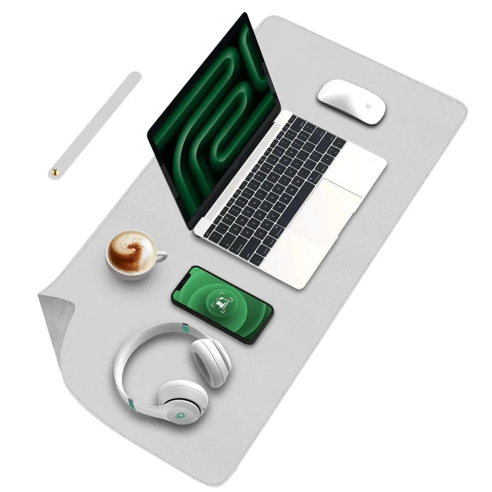 Timebox Mousepad Office XXL 90x45cm Negru Impermeabil Cusut