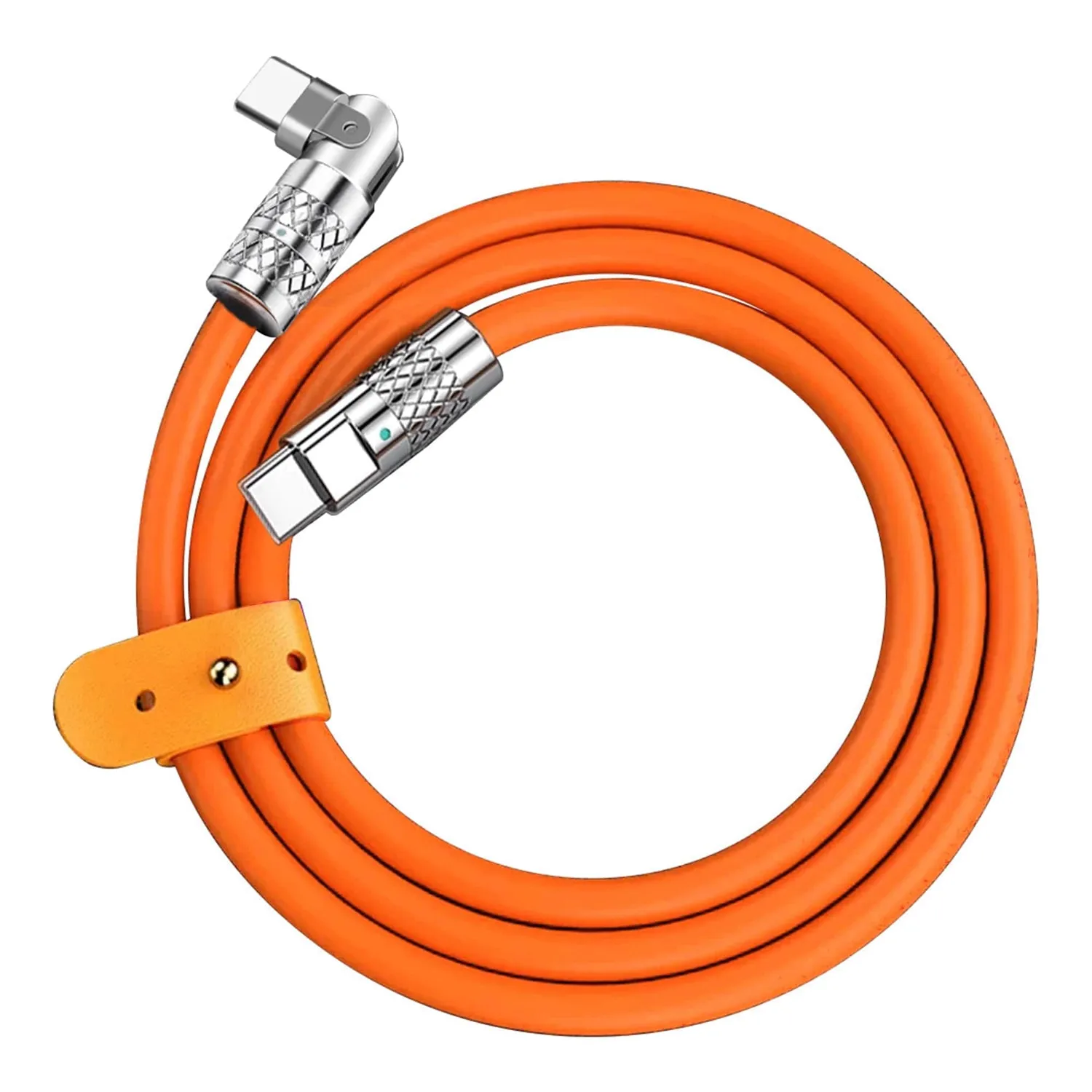 Timebox 120W cablu USB-C portocaliu 1,5m