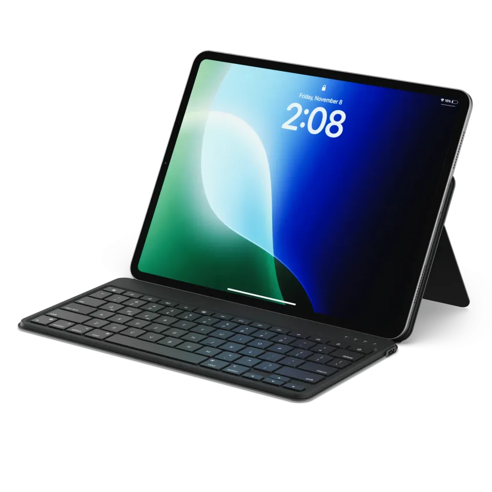 Satechi OntheGo tastatura Bluetooth negru cu stand