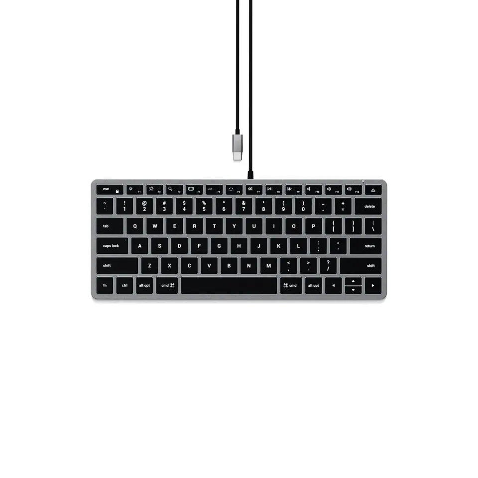 Satechi Slim W1 tastatura iluminata Space Gray