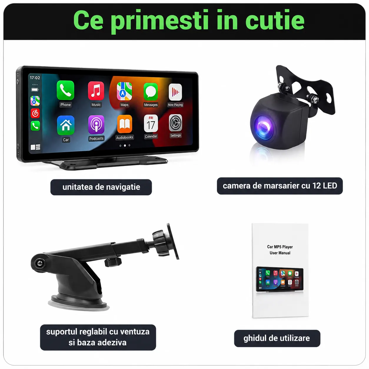 Navigatie Timebox auto 10.26" CarPlay Android Auto