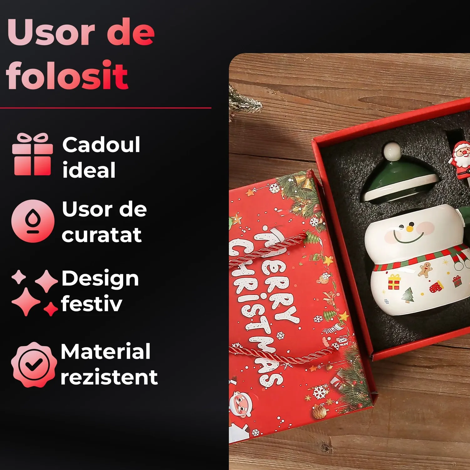 Timebox Om de Zapada cana ceramica alba 400ml
