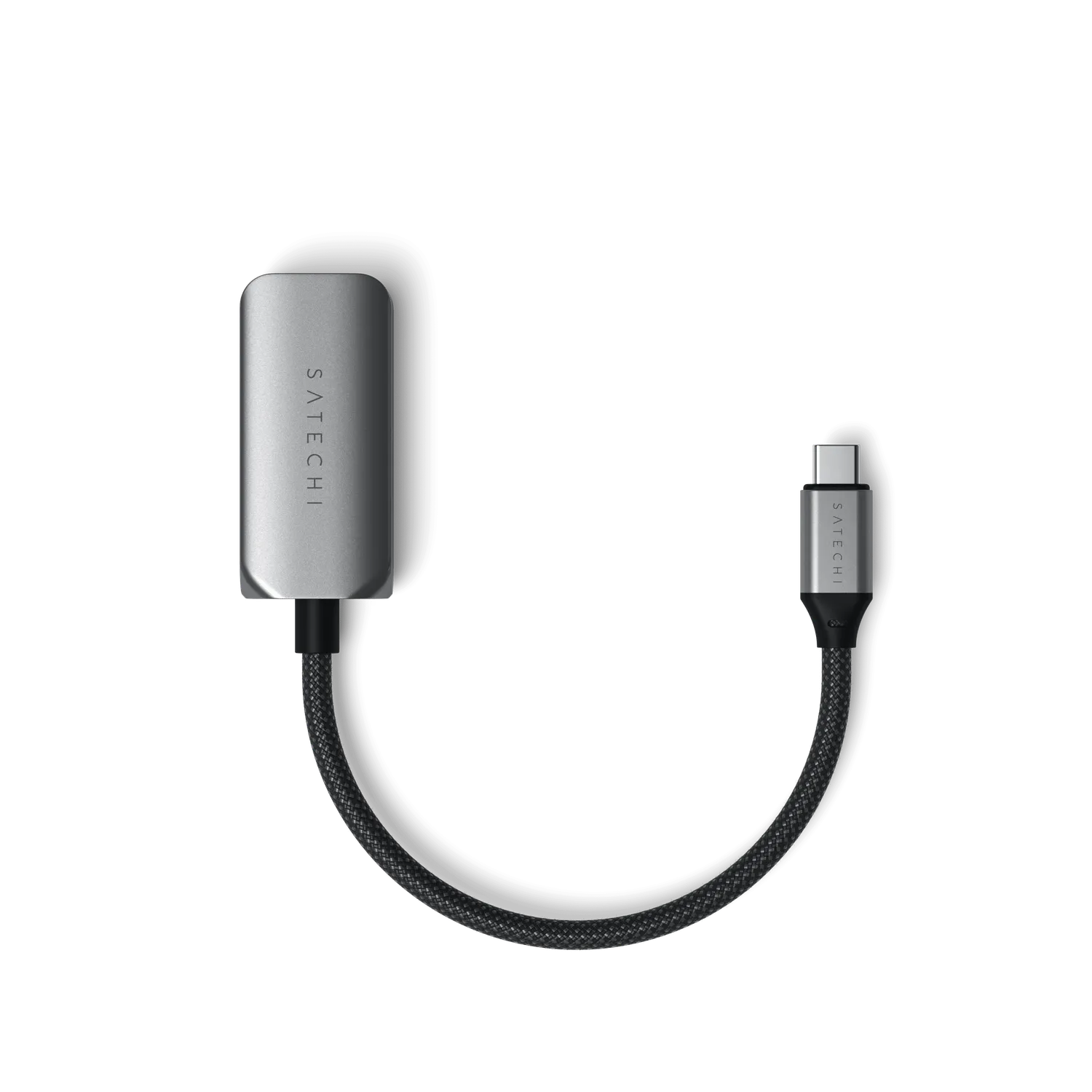Satechi USB-C 2.5 Gigabit adaptor ethernet aluminiu