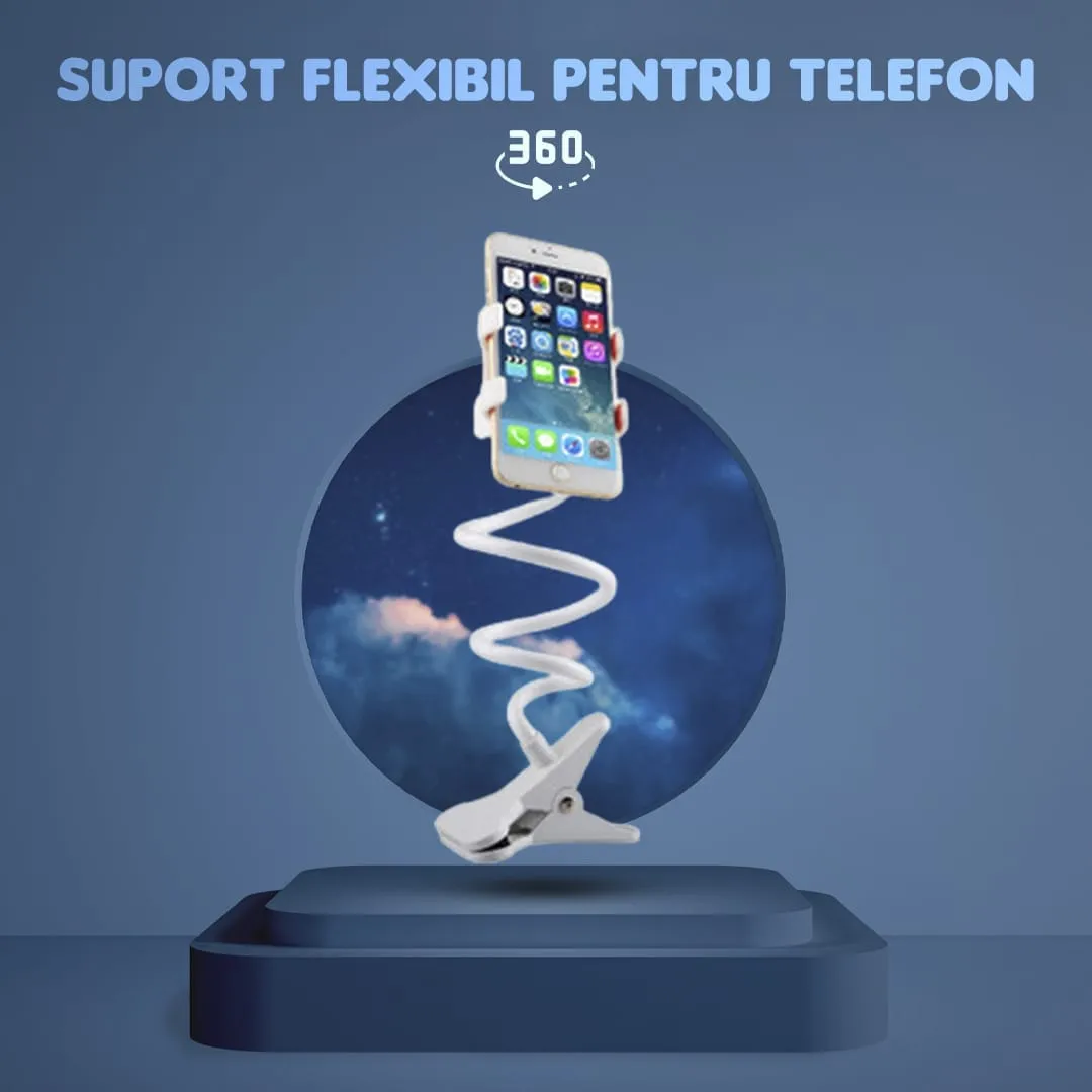 Timebox Flex suport telefon alb rotire 360 grade