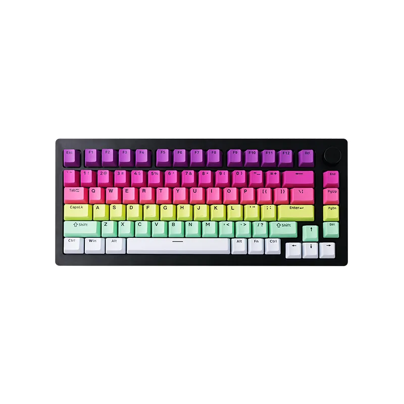 MonsGeek Rainbow Gradient set keycap 132 taste PBT