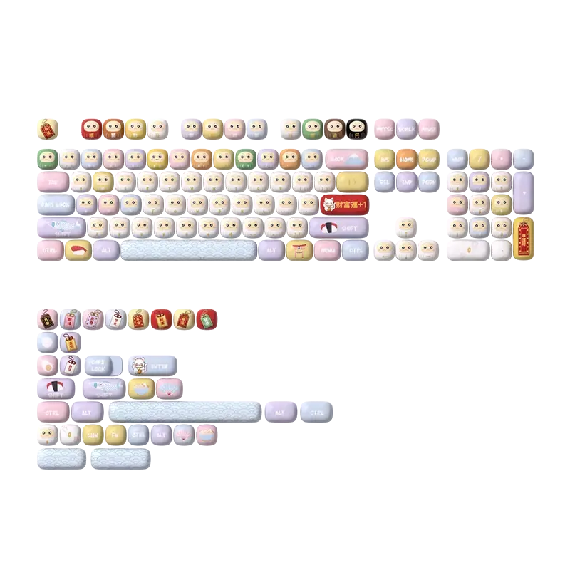MonsGeek Good Luck Charm set taste 138 PBT