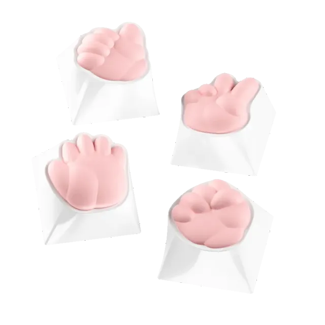 MonsGeek Rock Paper Scissors keycap artisan personalizat
