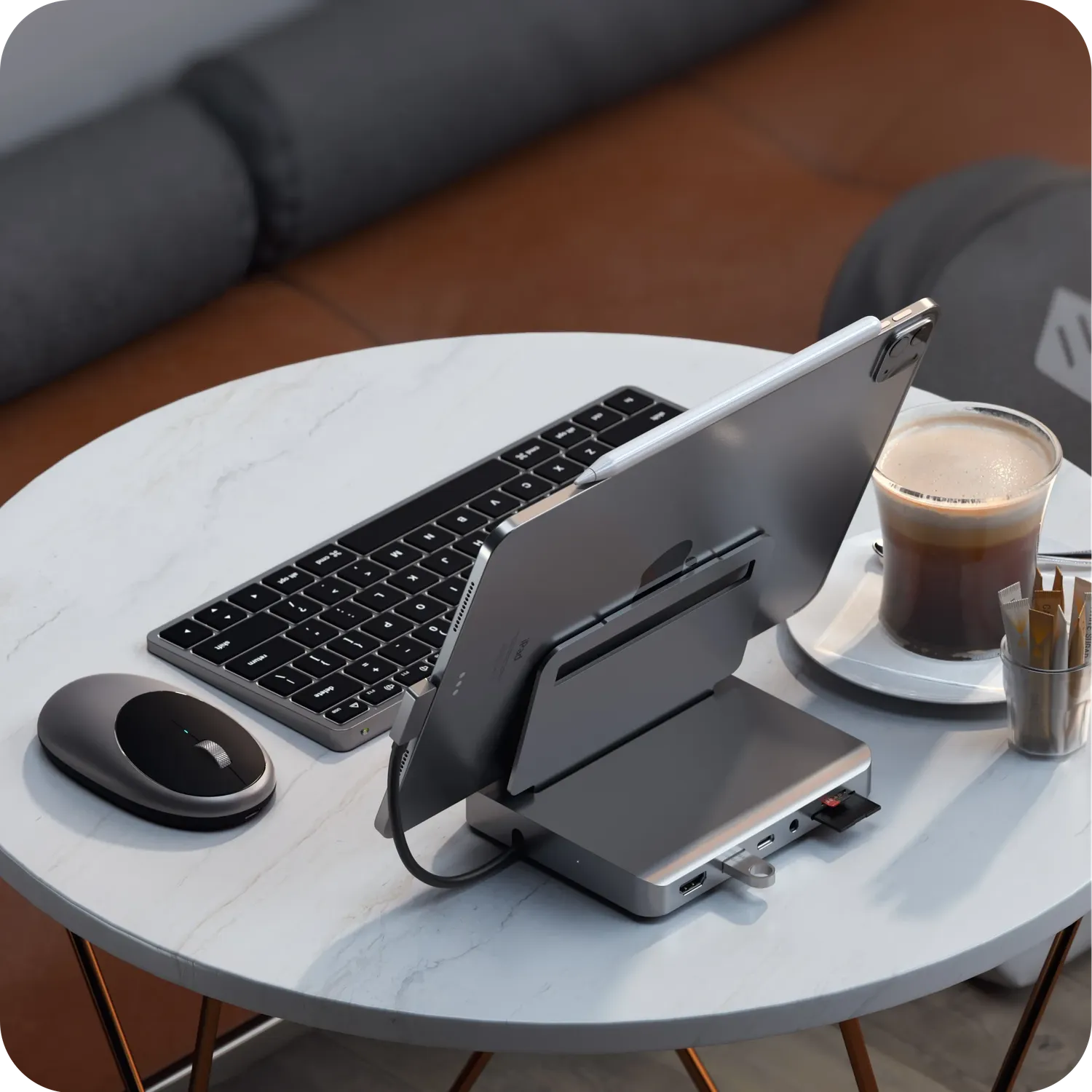 Satechi M1 mouse bluetooth auriu ergonomic