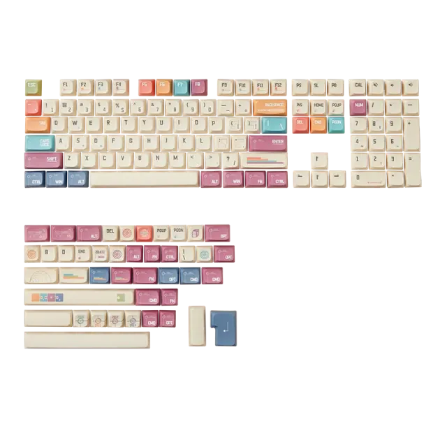 MonsGeek Timeline set keycap-uri 151 taste