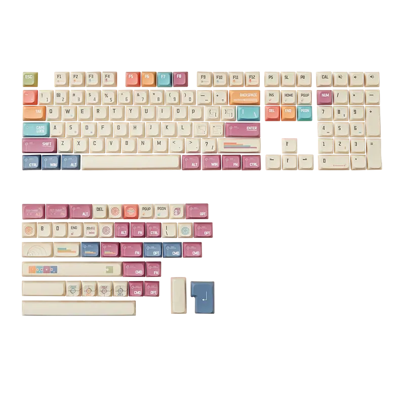 MonsGeek Timeline set keycap-uri 151 taste
