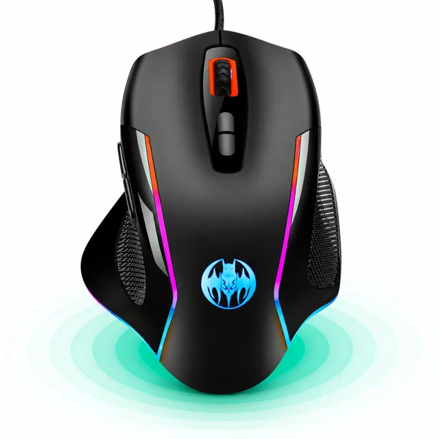 Timebox Jiggler mouse gaming RGB negru USB 3 DPI