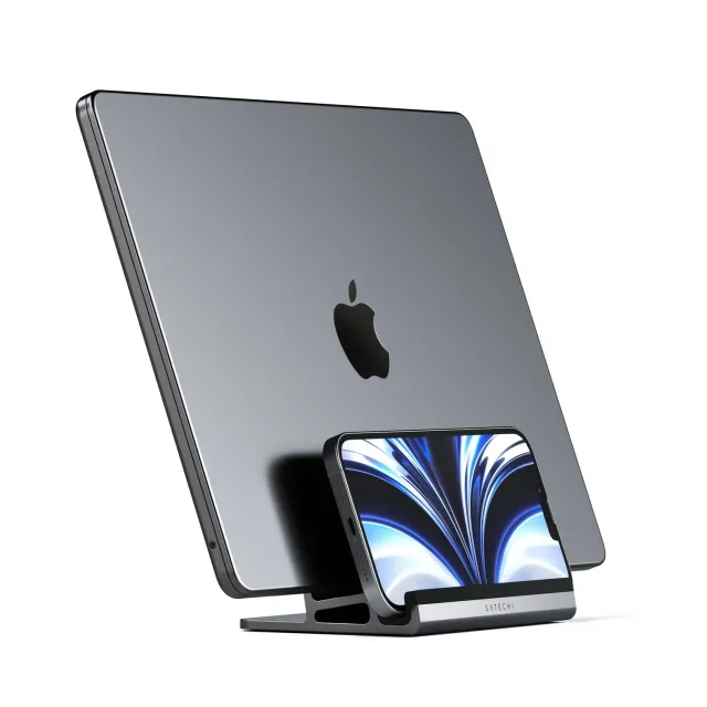 Satechi Dual Vertical Laptop Stand stand laptop Space Gray dublu