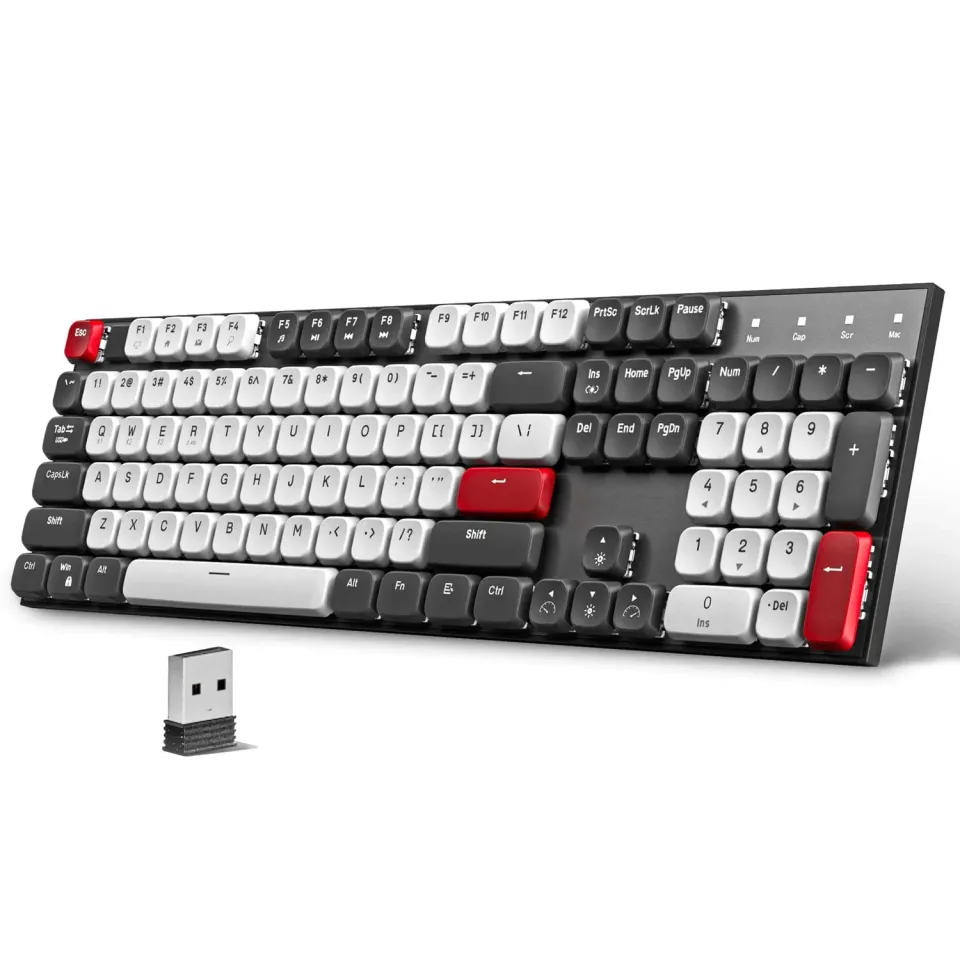 Timebox Brown Switch tastatura mecanica wireless gri RGB