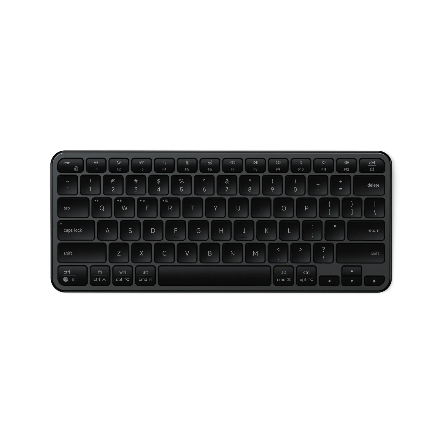Satechi Slim EX1 tastatura wireless argintie 4-in-1
