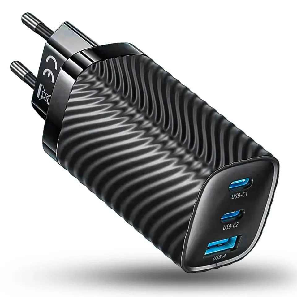 Timebox C 3 incarcator retea 65W negru 3 porturi