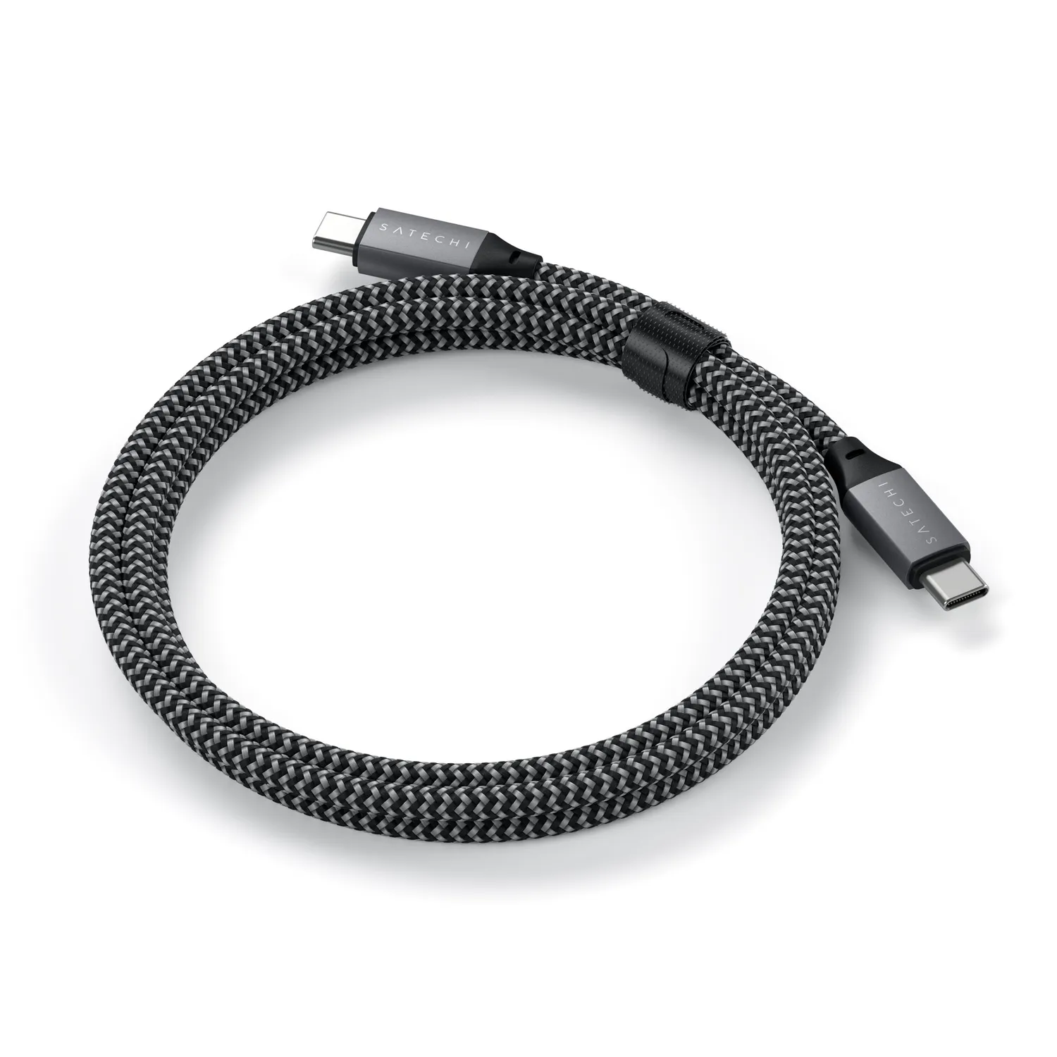Satechi cablu incarcare USB-C la USB-C 100W Space Gray
