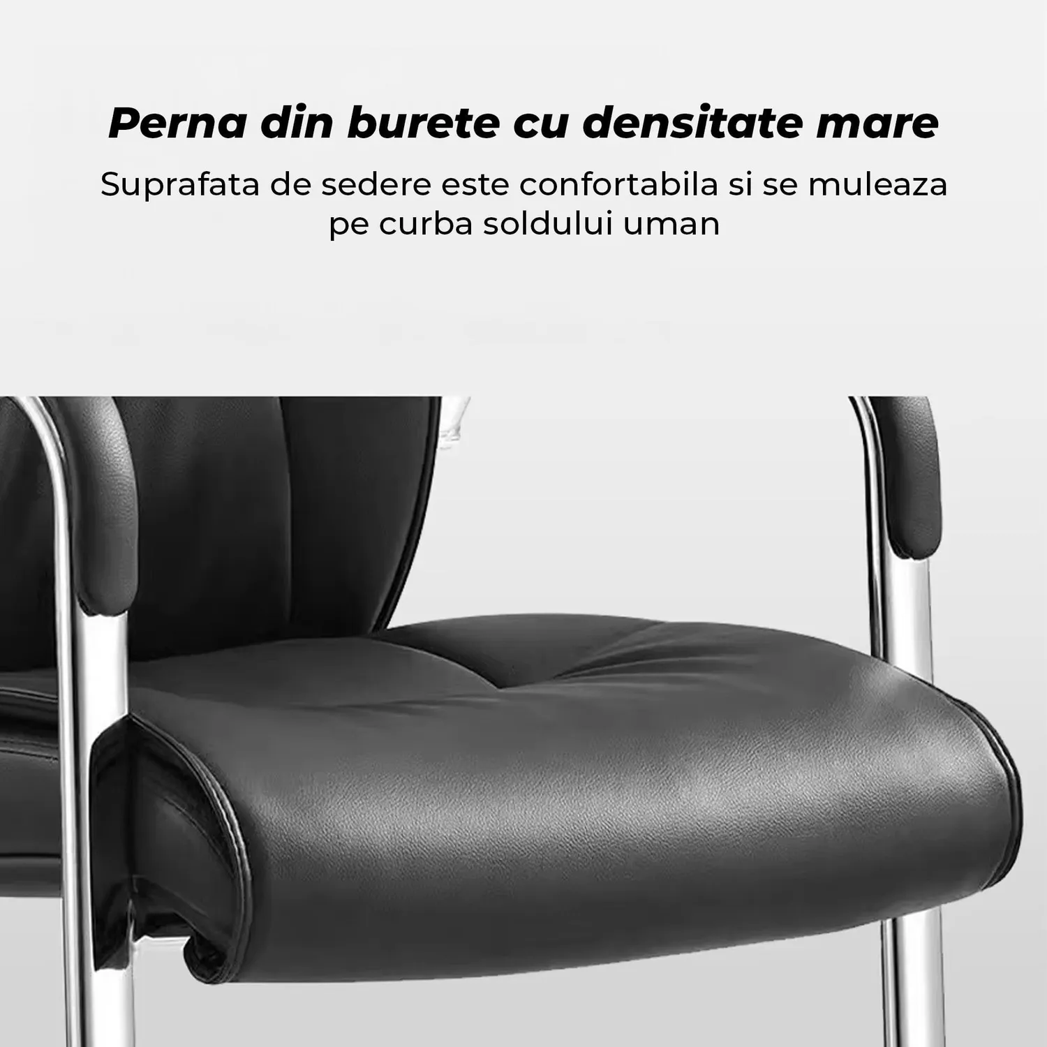 Timebox Scaun Birou Ergonomic 360 Negru Inclinare 135