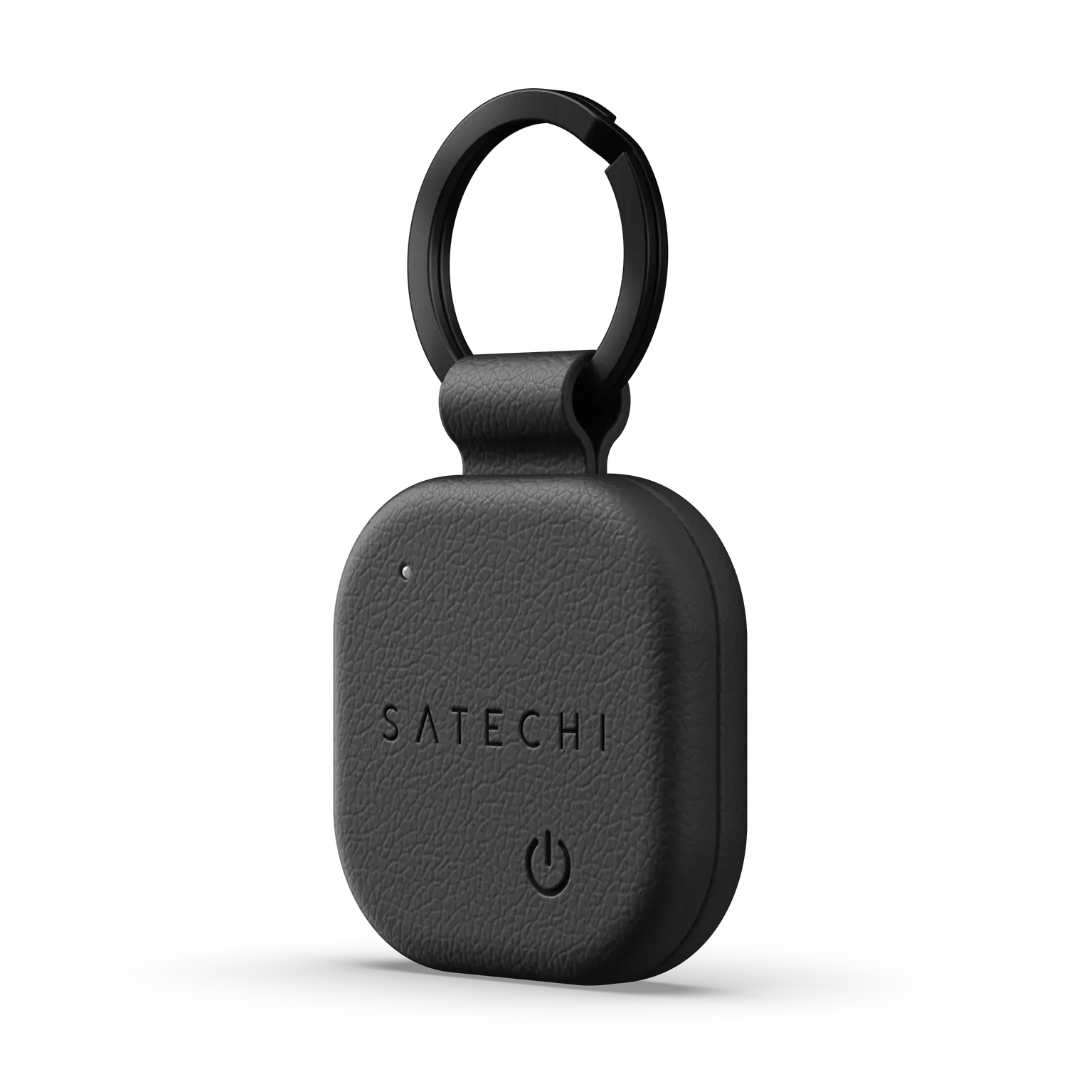 Satechi FindAll Breloc chei negru piele vegana Find My