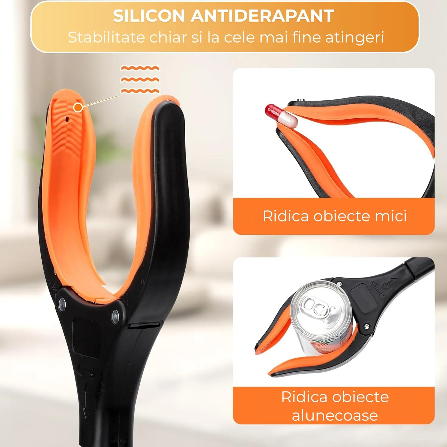 Timebox Cleste Pliabil Extensibil Aluminiu Portocaliu magnet