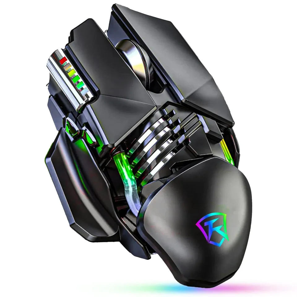 Timebox mouse gaming wireless negru 3200 DPI RGB