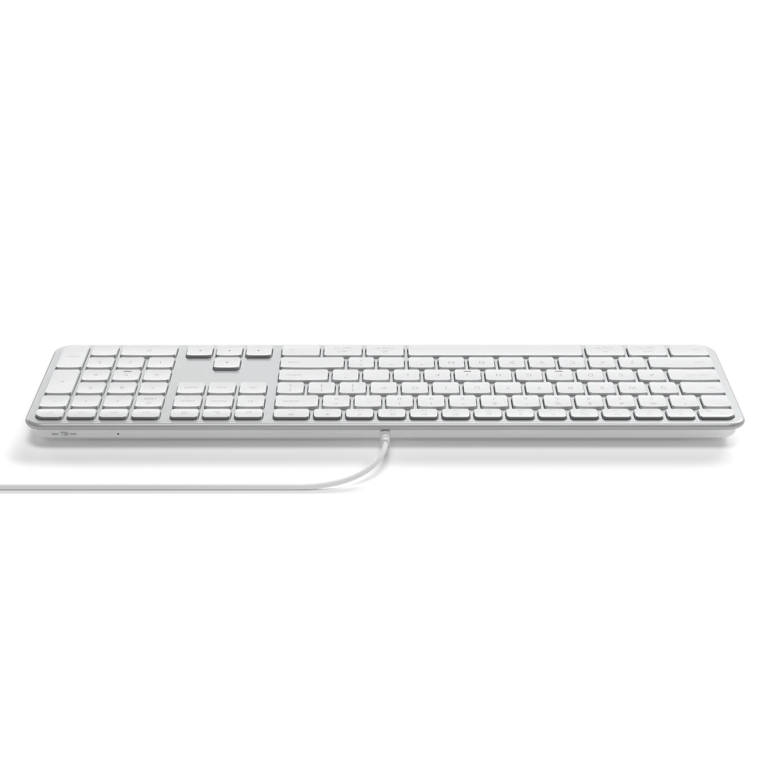 Satechi Slim LX3 tastatura cu fir argintie USB-C