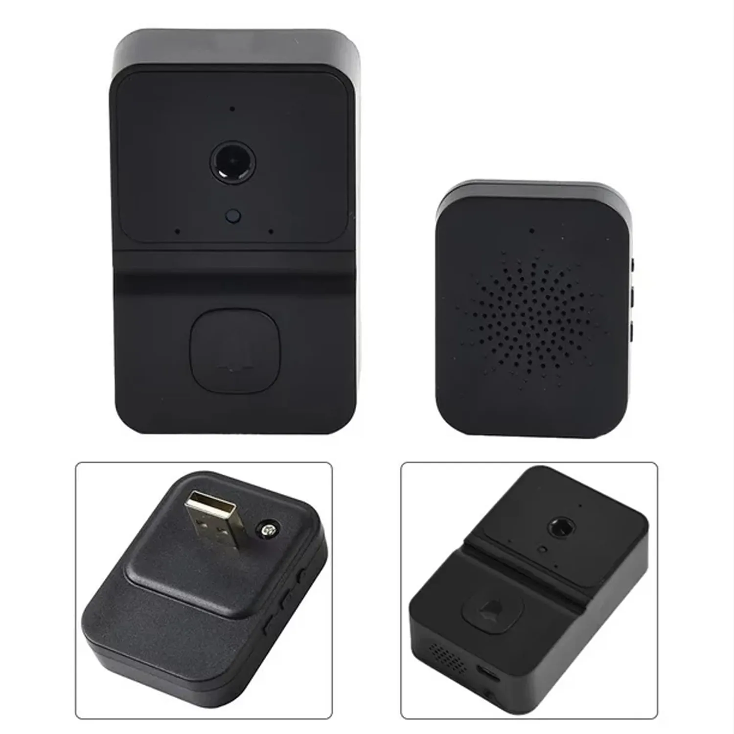 Timebox Sonerie Video Wireless 720P Neagra Audio
