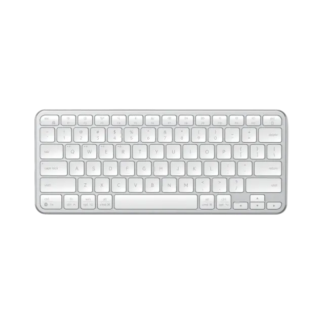 Satechi Slim EX1 tastatura wireless argintie 4-in-1