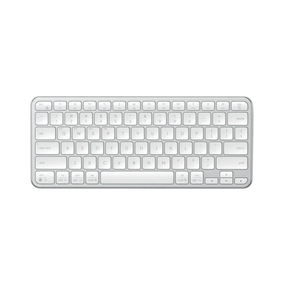 Satechi Slim EX1 tastatura wireless argintie 4-in-1