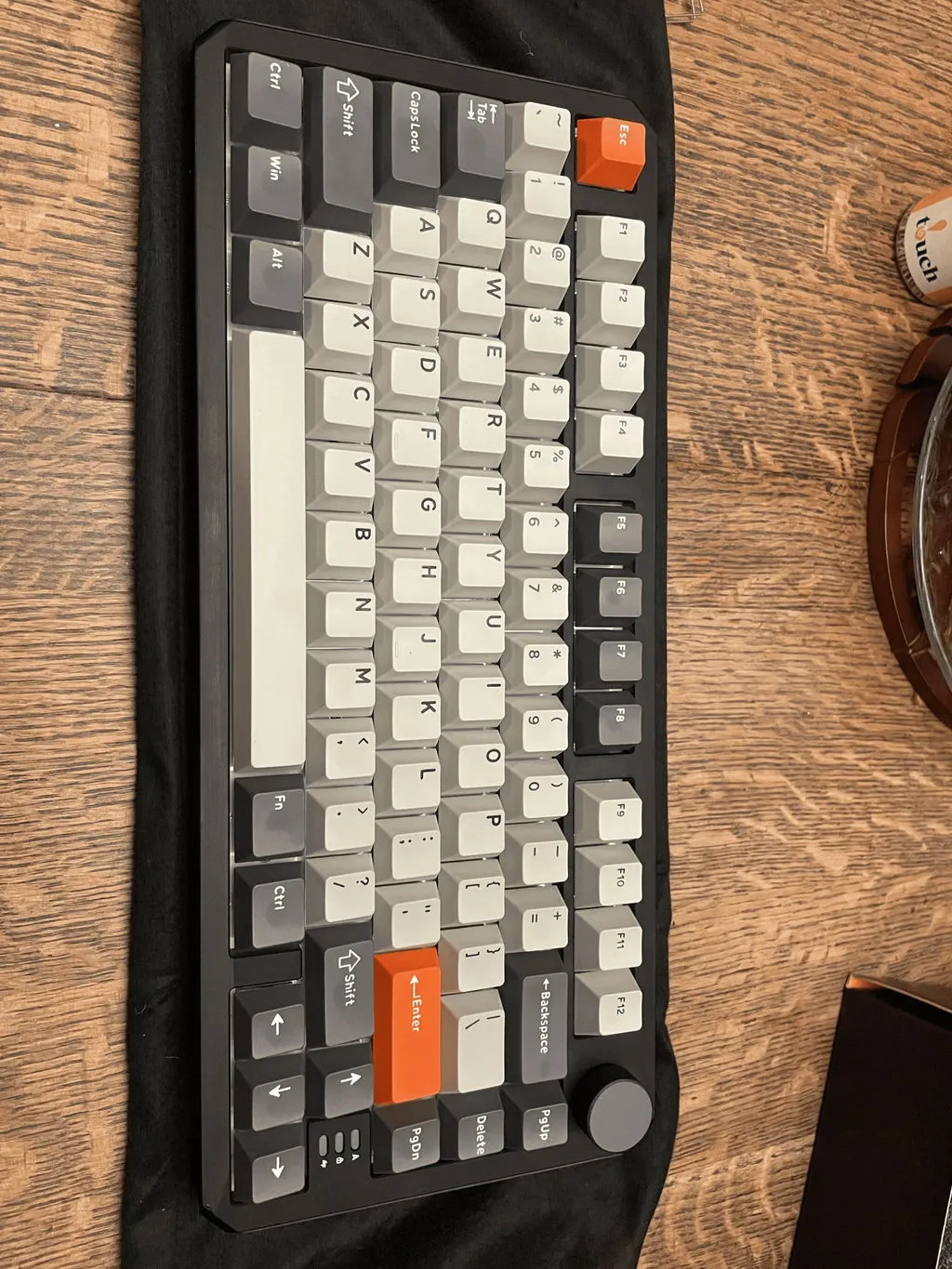 Dareu A75 HE tastatura gaming neagra aluminiu