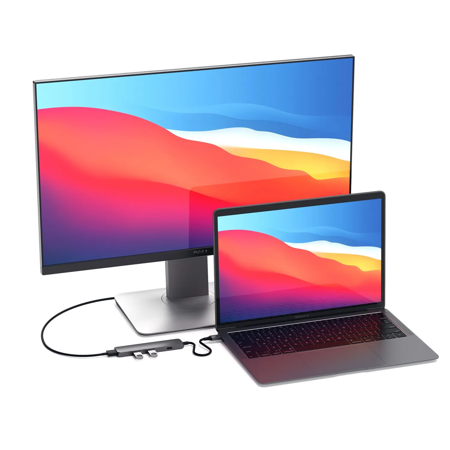 Satechi Type-C Slim Multi-Port Adapter 4K adaptor USB-C auriu HDMI