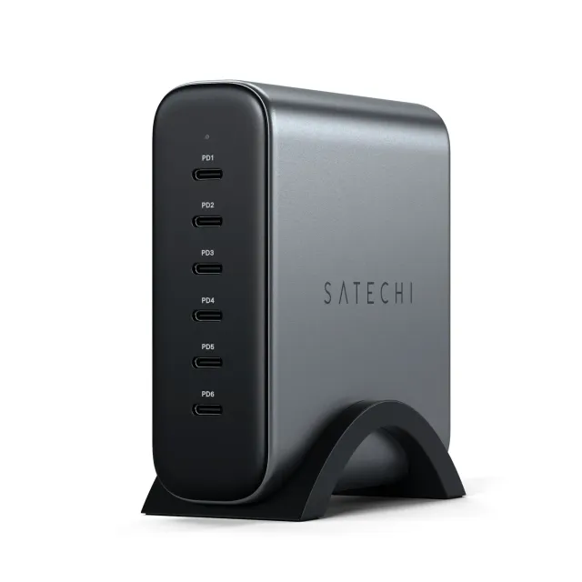 Satechi 200W incarcator USB-C 6 porturi GaN EU rapid