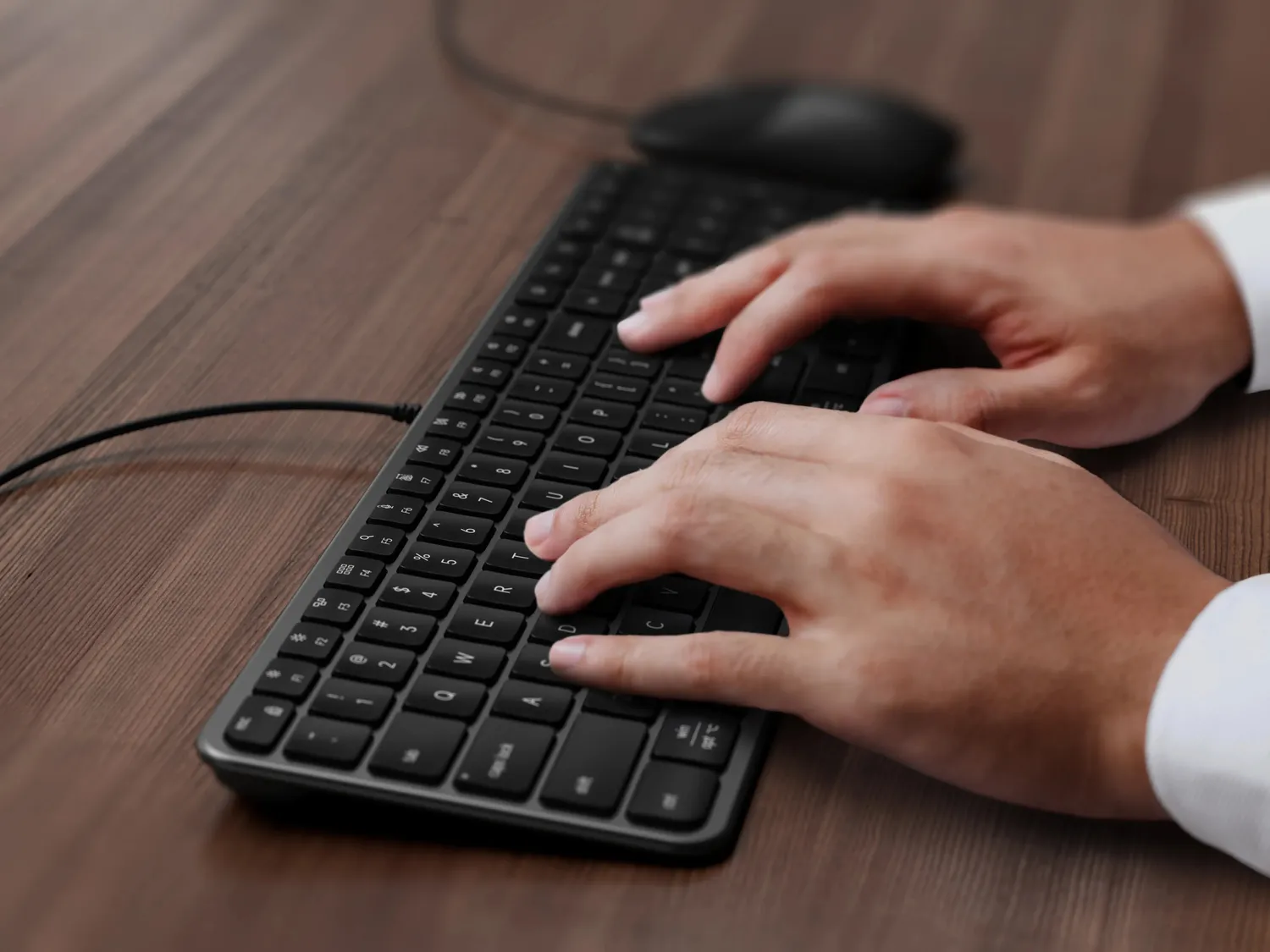 Satechi Slim CLX3 combo tastatură + mouse USB-C argintiu silențios