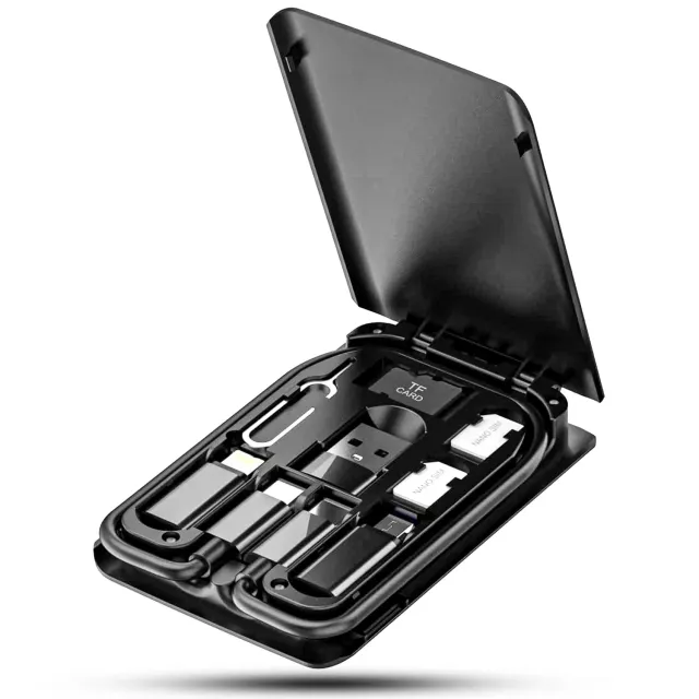 Cablu Timebox 5 in 1 60W negru multifunctional